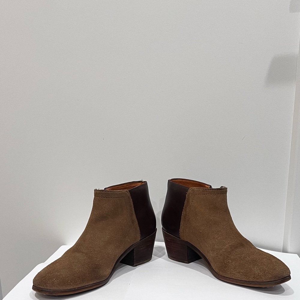 Madewell Brown and Dark Brown Ankle Boots
